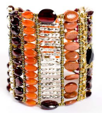 High-fashion Ziio bracelet in a style called 